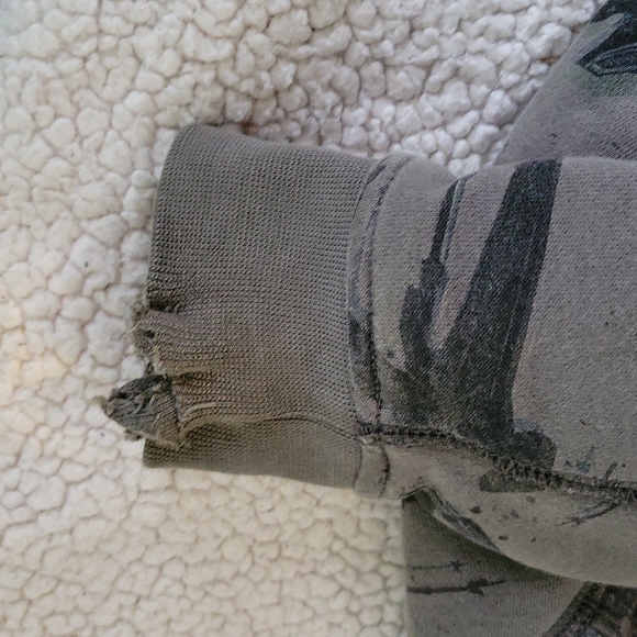 GAP Star Wars Faux Fur-Lined Sweatshirt/Hoodie Boy's Size 8 - Picture 9 of 9